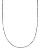 "men's Sterling Silver Necklace, 24"" 3mm Franco Box Chain"
