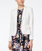 Cece By Cynthia Steffe Long-sleeve Notched-collar Blazer