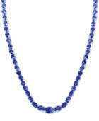 Effy Tanzanite 18 Statement Necklace (27-5/8 Ct. T.w.) In Sterling Silver