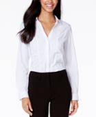 Xoxo Juniors' Ruched Button-front Shirt