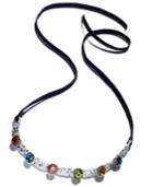 Anna Sui X Inc International Concepts Beaded & Crystal Ribbon Choker Necklace, Created For Macy's
