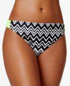 Go By Gossip Side-tab Chevron Bikini Bottom Women's Swimsuit