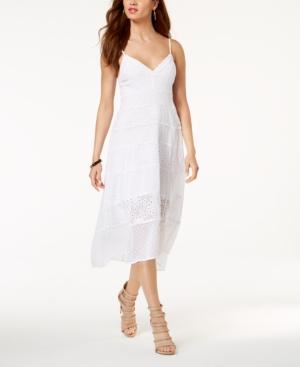 Guess Dayana Eyelet-lace High-low Dress