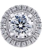 Create Your Ring Diamond Halo-framed Ring Head (1/2 Ct. T.w.) In 14k White Gold