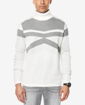Sean John Men's Textured Tonal Pattern Turtleneck, Created For Macy's