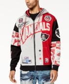 Heritage America Men's Colorblocked Embroidered Graphic-print Hoodie