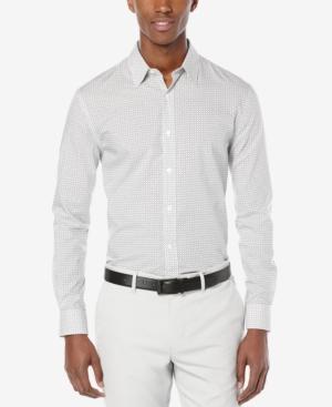 Perry Ellis Men's Geo-print Long-sleeve Shirt