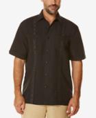 Cubavera Men's Short-sleeve Embroidered Pattern Shirt