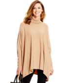 Alfani Turtleneck Poncho Sweater, Only At Macy's