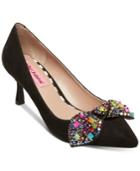 Betsey Johnson Axle Kitten-heel Pumps Women's Shoes
