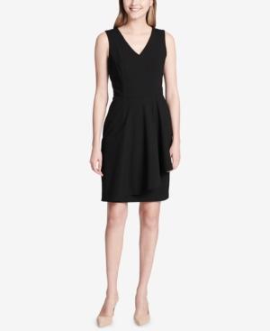 Calvin Klein Ruffle-detail A-line Dress