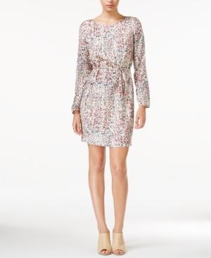Armani Exchange Belted Printed Dress