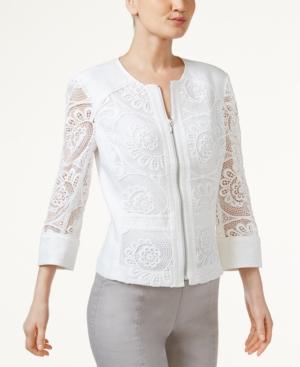 Inc International Concepts Mixed-media Jacket, Only At Macy's