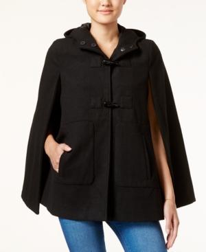 Coffeeshop Toggle-front Cape Coat