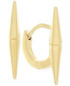 Vince Camuto Gold-tone Spear Huggy Hoop Earrings