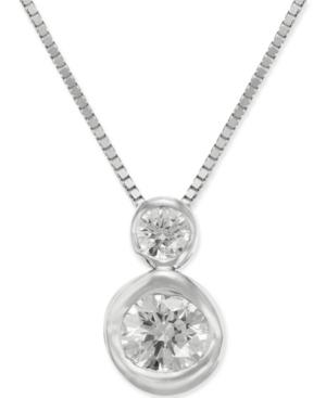 Sirena Energy Diamond Pendant Necklace (1/4 Ct. T.w.) In 14k White Gold
