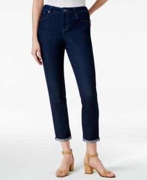 Style & Co Rinse Wash Cropped Boyfriend Jeans, Only At Macy's