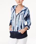 Style & Co Tie-dyed Hoodie, Only At Macy's