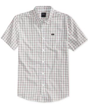 Rvca Men's That'll Do Plaid Shirt