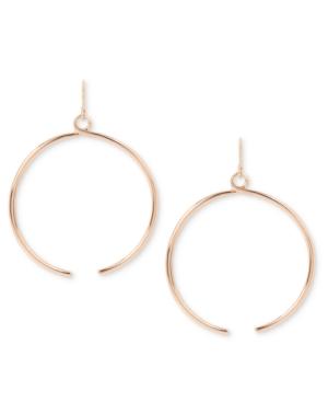 Kenneth Cole New York Rose Gold-tone Gypsy Hoop Earrings