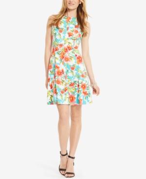 American Living Floral-print Sateen Dress
