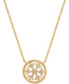 Diamond Snowflake Necklace (1/6 Ct. T.w.) In 14k Gold