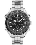Seiko Men's Solar Chronograph Prospex Radio Sync Stainless Steel Bracelet Watch 48mm Ssg001