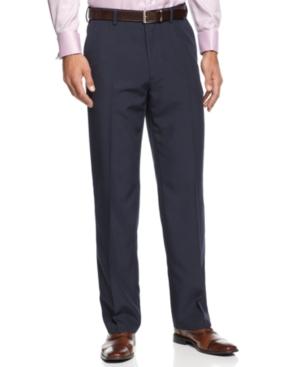 Haggar Eclo Tonal Tic Weave Classic Fit Dress Pants