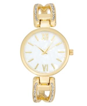 Charter Club Women's Gold-tone Bracelet Watch 32mm, Created For Macy's