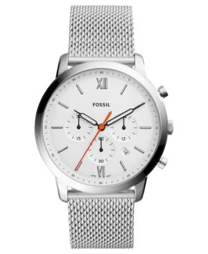 Fossil Men's Chronograph Neutra Stainless Steel Mesh Bracelet Watch 44mm