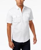 Sean John Men's Multi-pocket Cotton Shirt, Only At Macy's