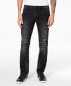 I.n.c. Men's Stretch Moto Skinny Jeans, Created For Macy's