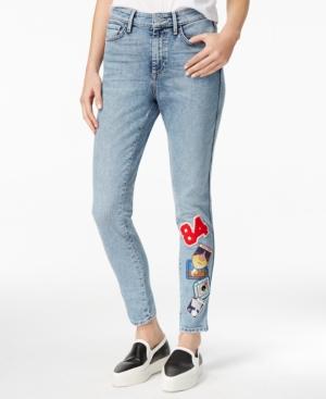 Guess Patched Skinny Jeans
