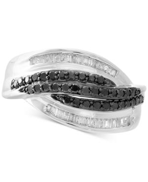 Diamond Twist Ring (1/2 Ct. T.w.) In Sterling Silver