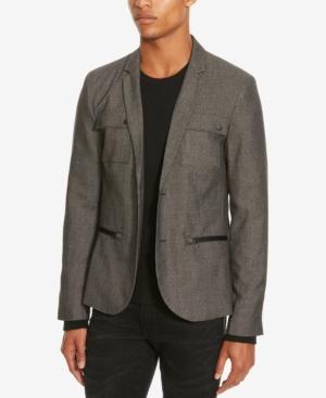 Kenneth Cole Reaction Men's Chambray Military Blazer