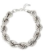 Robert Lee Morris Soho Silver-tone Rope-style Necklace