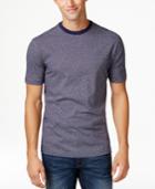 Club Room Men's Big And Tall River Striped T-shirt, Only At Macy's