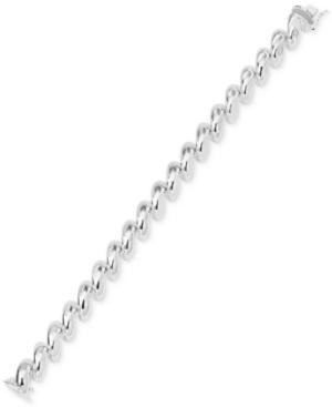 San Marco Link Bracelet In Sterling Silver