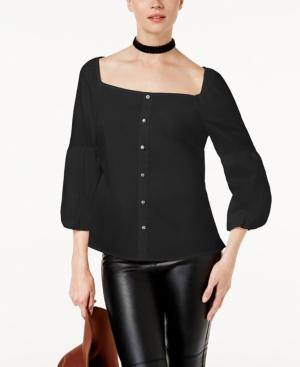 Inc International Concepts Balloon-sleeve Blouse, Created For Macy's
