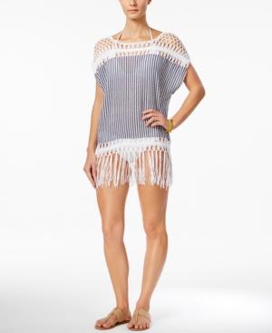Steve Madden Crochet Poncho & Swim Cover-up