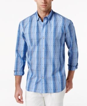 Tommy Bahama Men's Diamond Striped Shirt