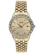 Seiko Women's Special Value Gold-tone Stainless Steel Bracelet Watch 28mm