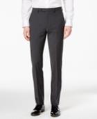 Bar Iii Men's Extra-slim Fit Stretch Wrinkle-resistant Charcoal Suit Pants, Only At Macy's