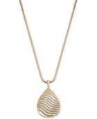 Thalia Sodi Gold-tone Pave Tiger Stripe Pendant Necklace, 18 + 3 Extender; Created For Macy's