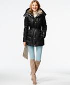 Vince Camuto Faux-fur-collar Down Puffer Coat