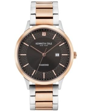 Kenneth Cole New York Men's Two-tone Stainless Steel Bracelet Watch 41mm