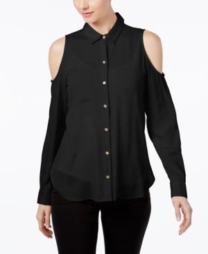 Calvin Klein Cold-shoulder Shirt
