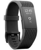 Fitbit Unisex Charge 2 Black Strap Heart Rate + Fitness Wristband Small - Special Edition