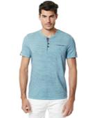 Buffalo David Bitton Men's Nakum Stripe Pocket Henley