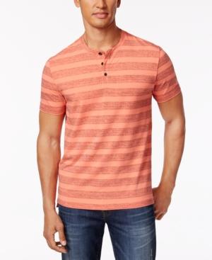 Kenneth Cole New York Men's Striped Stretch Henley